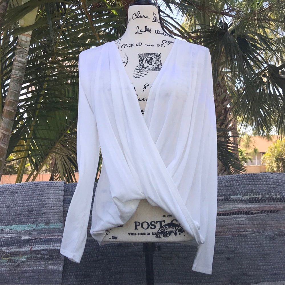 Abercrombie & Fitch Oversized Openfront Twist Top - image 1